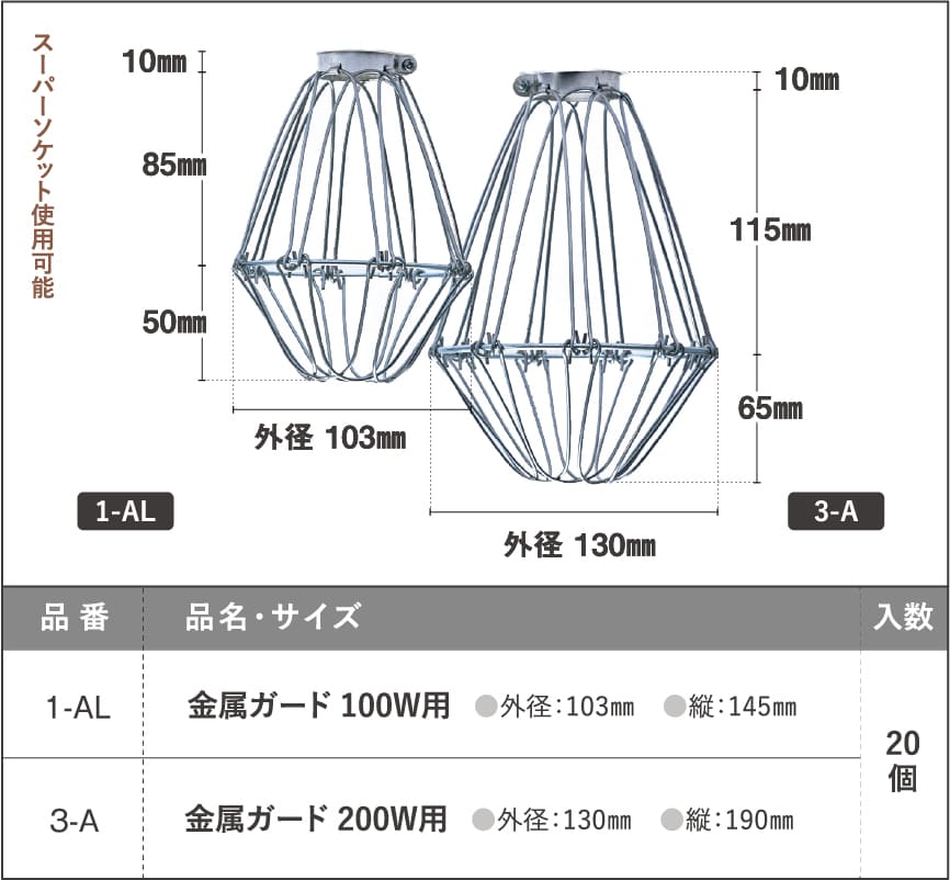 ゴムソケット用 1-AL 3-A